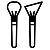Insert brushes